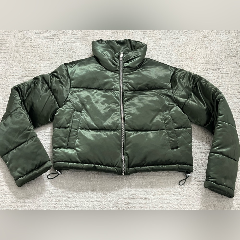 7 For All Mankind Cropped Puffer Jacket